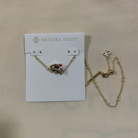 Kendra Scott Halloween Vampire Pendant Necklace - Picture 2 of 3